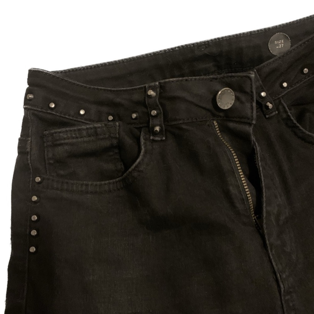 Black jeans with studs by Koton
